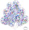 Rainbow Multicolor Confetti Latex Balloons - 60 Pack 12 inch Helium Colorful Confetti Balloons for Birthday Baby Shower Wedding Party Decorations